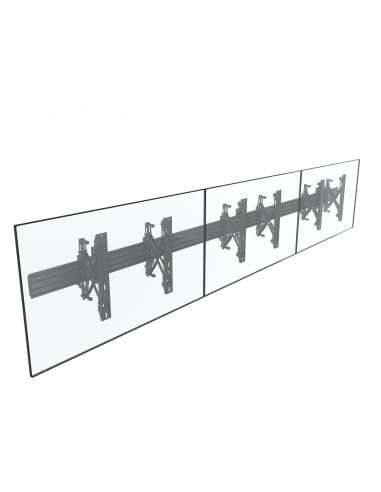 Uchwyt Ścienny Equip 32"-65"/30Kg 1Tft 1Gelenk Push-In-Pop Czarny