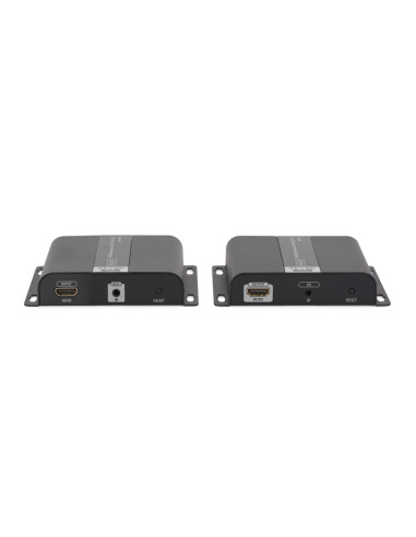 Extender Hdmi Ip/Cat.5/6/7 120M 4K 30Hz Uhd Poehdcp 1.4 Ir Audio (Zestaw)