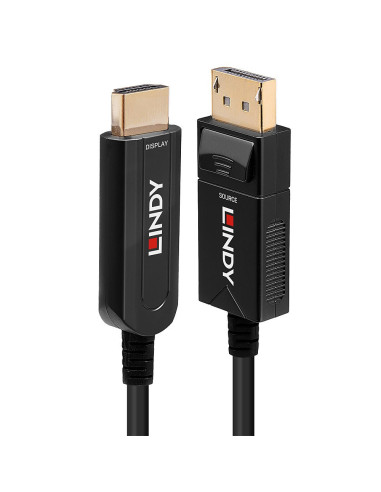 Lindy 10M Fibre Optic Hybrid Cable