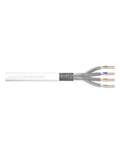 Kabel Instalacyjny Digitus Kat.7, S/Ftp, Dca, Awg 26/1, Lsoh, 305M, Biały, Karton
