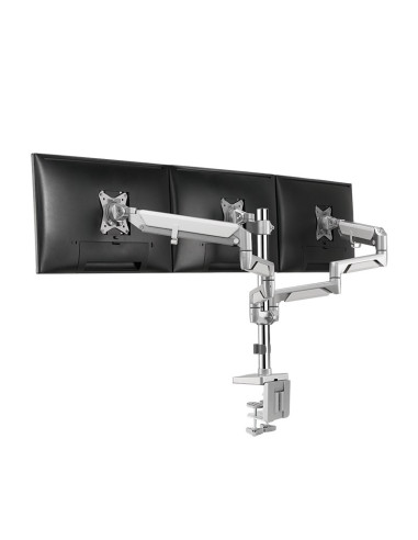 Uchwyt Stołowy Logilink Bp0090 17''-32'' 21Kg 3 Monitore Silver
