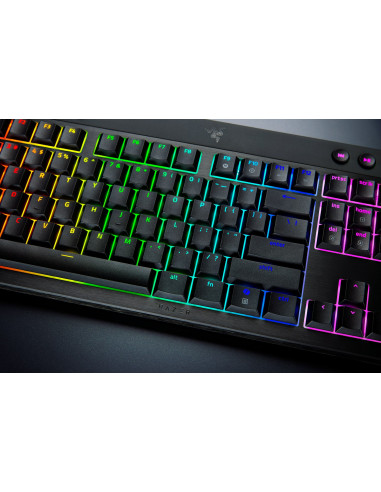 Klawiatura Razer Blackwidow V4 Low-Profile Hyperspeed (Zielony Przełącznik) - Układ Amerykański