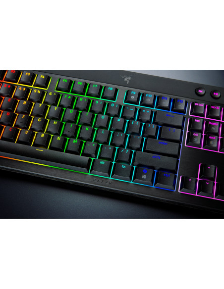 Klawiatura Razer Blackwidow V4 Low-Profile Hyperspeed (Zielony Przełącznik) - Układ Amerykański