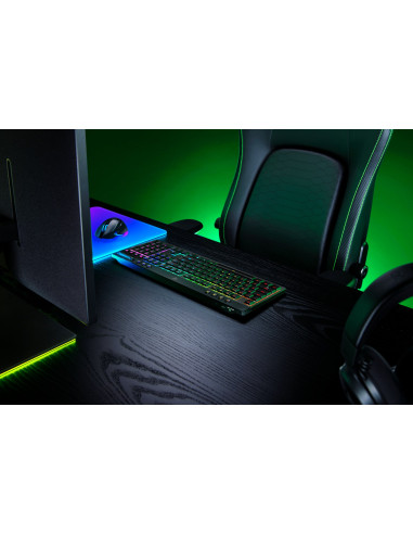 Klawiatura Razer Blackwidow V4 Low-Profile Hyperspeed (Zielony Przełącznik) - Układ Amerykański