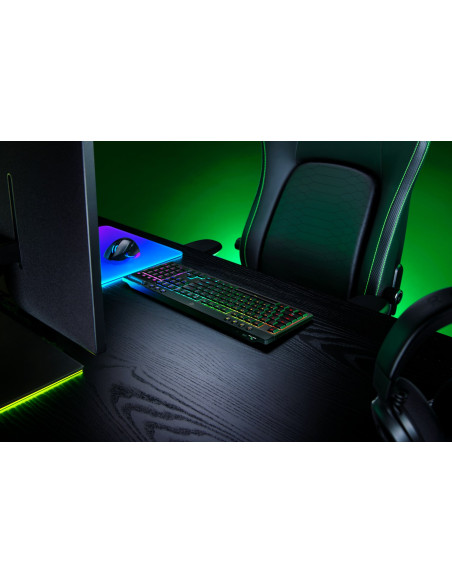 Klawiatura Razer Blackwidow V4 Low-Profile Hyperspeed (Zielony Przełącznik) - Układ Amerykański