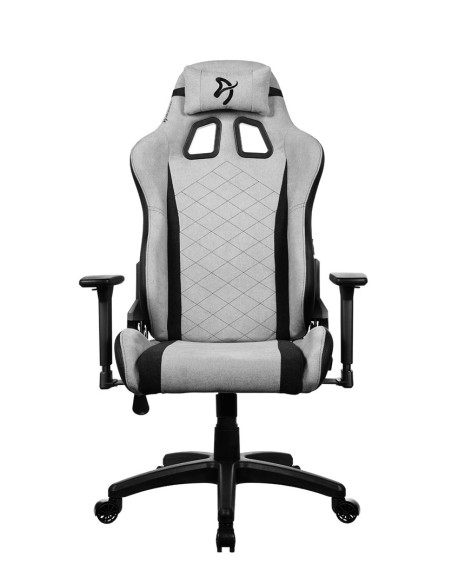 Arozzi Soft Fabric | Gaming Chair | Avanti Softfabric | Light Pilkas Fotel Do Gry Na Konsoli Tapicerowane Siedzisko