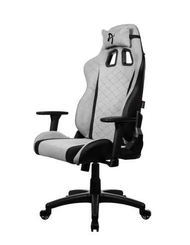 Arozzi Soft Fabric | Gaming Chair | Avanti Softfabric | Light Pilkas Fotel Do Gry Na Konsoli Tapicerowane Siedzisko