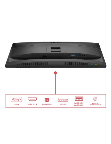 Monitor Aoc 68,6Cm (27") 27E4U 16:09 Vga+Hdmi+Dp+Usb Ips