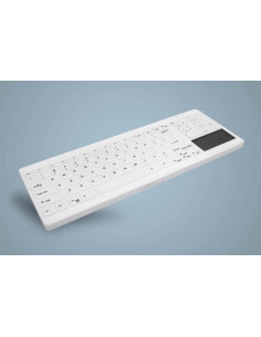 Aktywna Klawiatura Usb Ak-C7412F-Gus-W/Ge Qwertz Niemiecki Biały