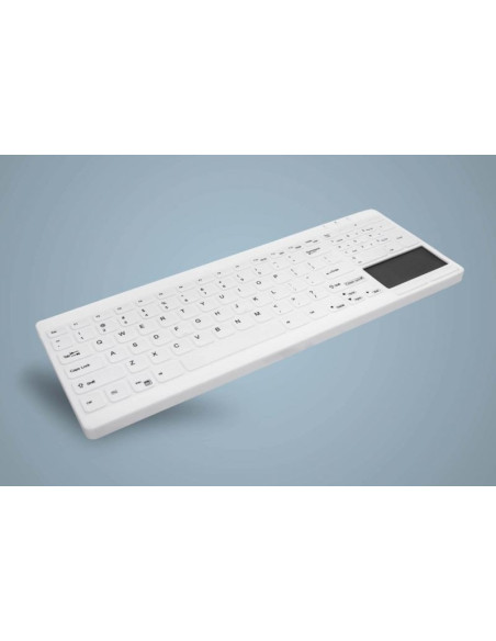Aktywna Klawiatura Usb Ak-C7412F-Gus-W/Ge Qwertz Niemiecki Biały