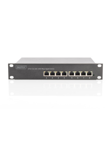 Przełącznik L2 Zarządzany Gigabit Ethernet Poe 8-Portowy, 10 Cali, 80W Poe Budget