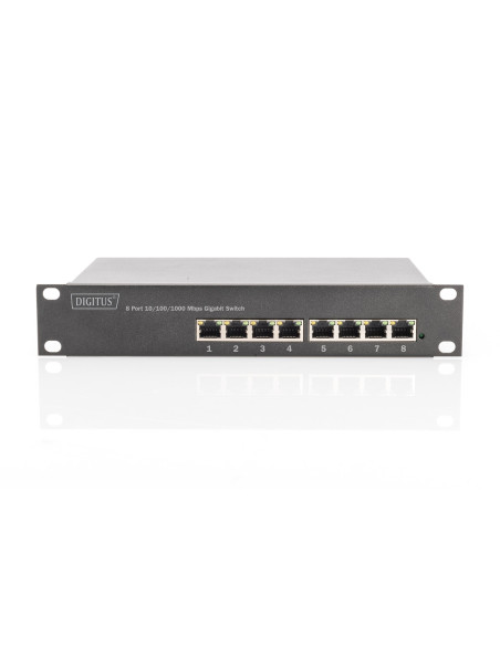 Przełącznik L2 Zarządzany Gigabit Ethernet Poe 8-Portowy, 10 Cali, 80W Poe Budget