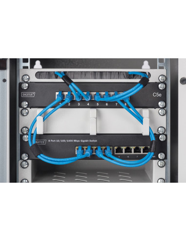Przełącznik L2 Zarządzany Gigabit Ethernet Poe 8-Portowy, 10 Cali, 80W Poe Budget