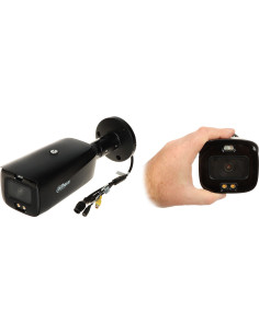 Kamera Ip Ipc-Hfw3849T1-As-Pv-0360B-S5-Black Tioc Full-Color - 8.3 Mpx 4K Uhd 3.6 Mm Dahua