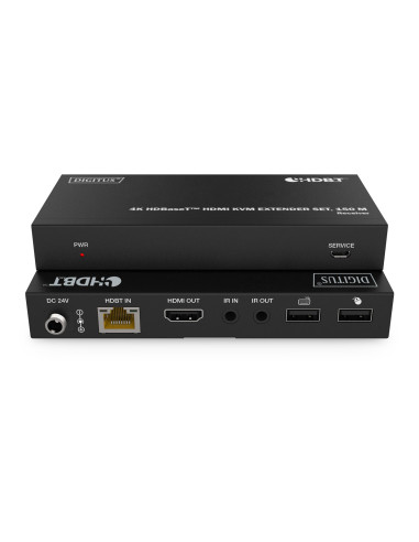 Digitus Zestaw Extendera 4K Hdbaset™ Hdmi Kvm, 150 M