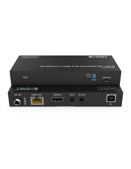 Digitus Zestaw Extendera 4K Hdbaset™ Hdmi Kvm, 150 M