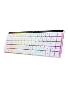 Klawiatura Gaming Usb + Rf Wireless + Bluetooth Qwertz Biały Asus Rog Falchion Rx Low Profile 2