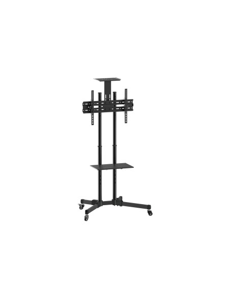 Uchwyt Podłogowy Equip Bodenstandhalter 37-70/50Kg 1Tft 2Ablagen Höhe Czarny