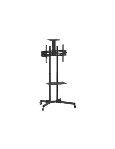 Uchwyt Podłogowy Equip Bodenstandhalter 37-70/50Kg 1Tft 2Ablagen Höhe Czarny