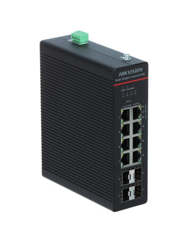 Switch Hikvision Ds-3T1512Hp-Si-8P4F No Power Unit