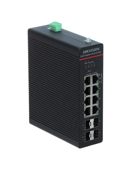 Switch Hikvision Ds-3T1512Hp-Si-8P4F No Power Unit