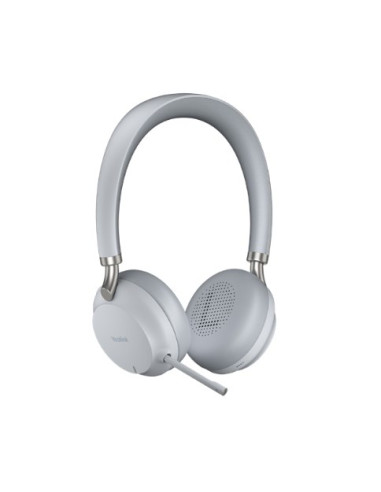 Yealink Bh72 Słuchawki Przewodowe I Bezprzewodowe Z Pałąkiem/ Muzyka Usb Type-A Stacja Ładująca Bluetooth Jasnoszary (1208615)