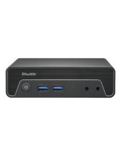 Shuttle Nano Pc Ne10N, Intel N 100, 1X Hdmi, 1X Dp, 6X Usb, 1X Lan, Bez Wentylatora, Ciągła Praca 24/7, W Tym Vesa, Komputer Pc 