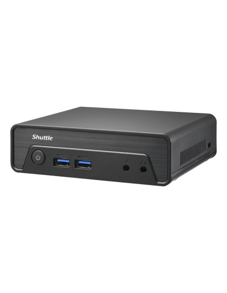 Shuttle Nano Pc Ne10N, Intel N 100, 1X Hdmi, 1X Dp, 6X Usb, 1X Lan, Bez Wentylatora, Ciągła Praca 24/7, W Tym Vesa, Komputer Pc 