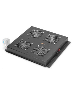 Dachowy Zestaw Wentylacyjny Digitus Dla Uniw. Netzw. & Dyna. Basic Z 4 Wentylatorami, Przełącznikiem, Termostatem, 552 M3/H, Kol 2