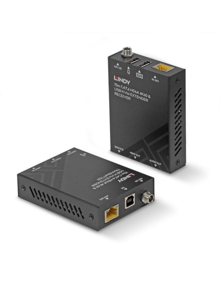 Lindy Przedłużacz Hdmi 70M Cat.6 4K60, Usb & Audio