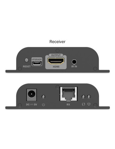 Przedłużacz (Extender) Po Skrętce Kat.6 Hdmi 4K/60Hz Przez Ip 1G Lub Do 120M/200M, Max. 253 Odbiorniki, Sterowanie Ir - Zestaw