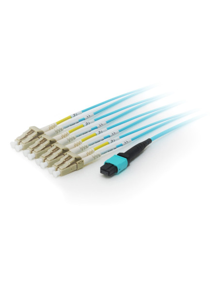Equip Pro - Kabel Krosowy Mtp Wielomodowy - Lc Multi-Mode - 20.0M - Światłowód - 50/125 Mikronów - Om4 - Akwamaryn