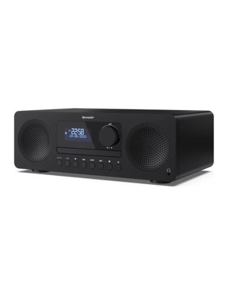 System Hi-Fi Sharp Tokyo Dab+ All-In-One Xl-B720D(Bk) Wejście Aux Łączność Bluetooth Odtwarzacz Cd Radio Fm