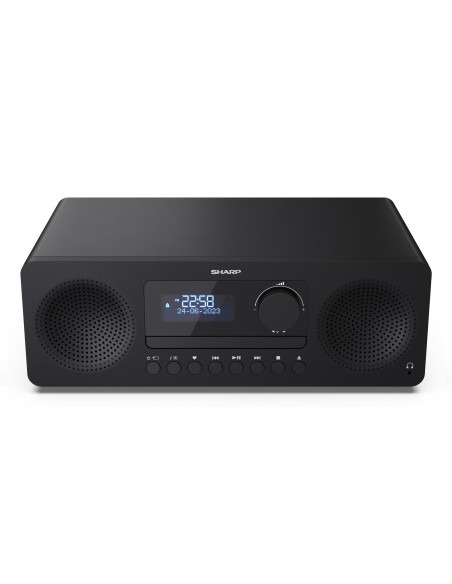 System Hi-Fi Sharp Tokyo Dab+ All-In-One Xl-B720D(Bk) Wejście Aux Łączność Bluetooth Odtwarzacz Cd Radio Fm