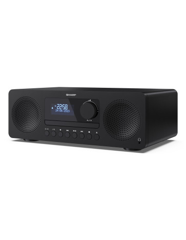 System Hi-Fi Sharp Tokyo Dab+ All-In-One Xl-B720D(Bk) Wejście Aux Łączność Bluetooth Odtwarzacz Cd Radio Fm