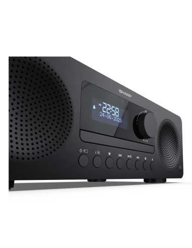 System Hi-Fi Sharp Tokyo Dab+ All-In-One Xl-B720D(Bk) Wejście Aux Łączność Bluetooth Odtwarzacz Cd Radio Fm