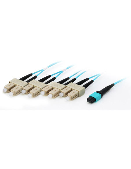 Kabel Krosowy - Sc Wielomodowy (M) Do Mtp Wielomodowy (W) - 20.0M - Światłowód - 50/125 Mikronów - Om4 - Akwamaryn (25557807)