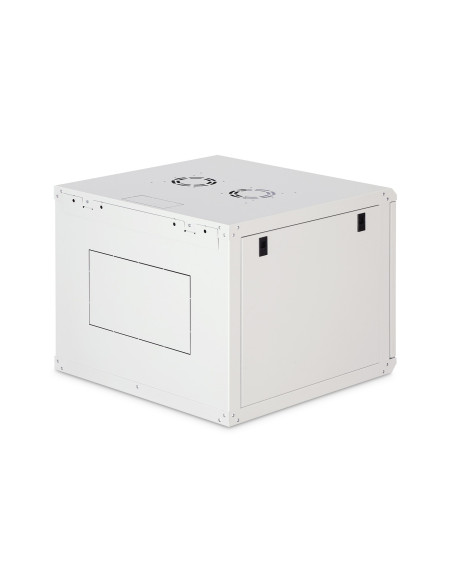 Szafa Sieciowa Wisząca Dynamic 19" 9U Rack 600X600, Drzwi Szyba, Szary, Niedzielona, Złożona, 60Kg