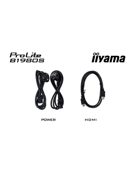 Monitor Iiyama B1980S-B1 19 Cali Panel Tn 1280X1024 250Cd/M2 Hdmi Dp