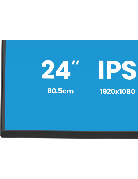 Monitor Iiyama Prolite 24-Calowy Panel Ips Full Hd Z Wąskimi Ramkami, Klasą Energetyczną B, Regulowaną Wysokością