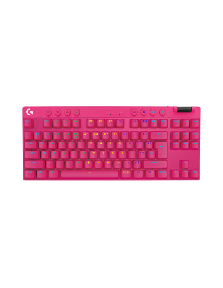Klawiatura Logitech Pro X Tkl Różowa