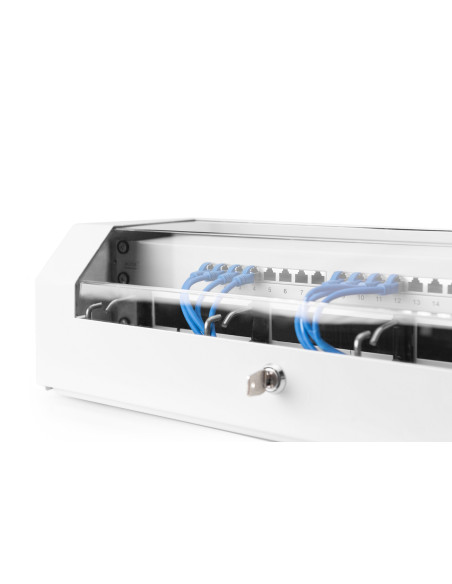 Szafa Wisząca Nws 19" Slim Line 3He Rotierbar, 2He Fix, 145X500X475 Mm, Kolor Szary (Ral 7035)