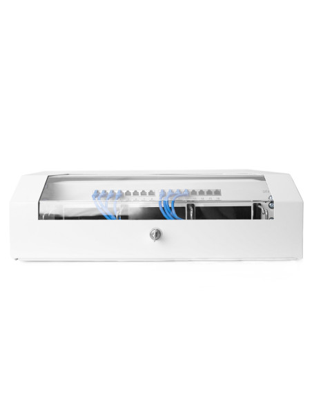 Szafa Wisząca Nws 19" Slim Line 3He Rotierbar, 2He Fix, 145X500X475 Mm, Kolor Szary (Ral 7035)