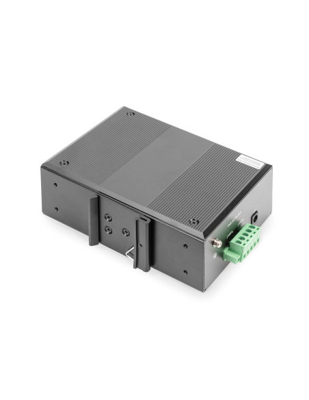 Switch Przemysłowy 7-Portowy Gigabit Poe+ Z 1X Pd, Ieee802.3Af/At, Din Rail, Rozszerzony Zakres Temp.