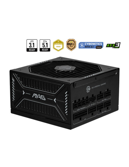 Zasilacz Msi Mag A850Gls Pcie5 850W 80+ Gold Atx 3.1
