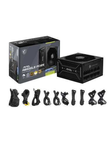 Zasilacz Msi Mag A850Gls Pcie5 850W 80+ Gold Atx 3.1