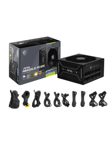 Zasilacz Msi Mag A850Gls Pcie5 850W 80+ Gold Atx 3.1