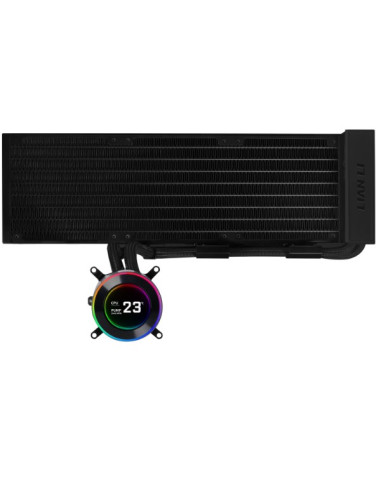 Lian Li Hydroshift Ii Lcd-C 360N Bezwentylatorowe Chłodzenie Wodne Argb Aio - Czarne