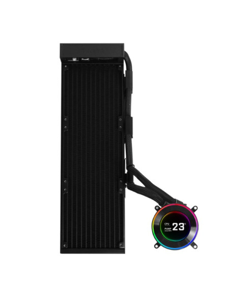 Lian Li Hydroshift Ii Lcd-C 360N Bezwentylatorowe Chłodzenie Wodne Argb Aio - Czarne