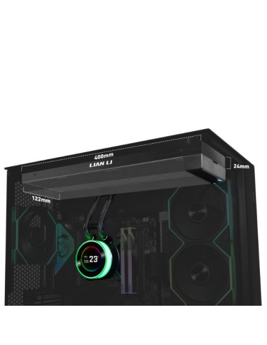 Lian Li Hydroshift Ii Lcd-C 360N Bezwentylatorowe Chłodzenie Wodne Argb Aio - Czarne